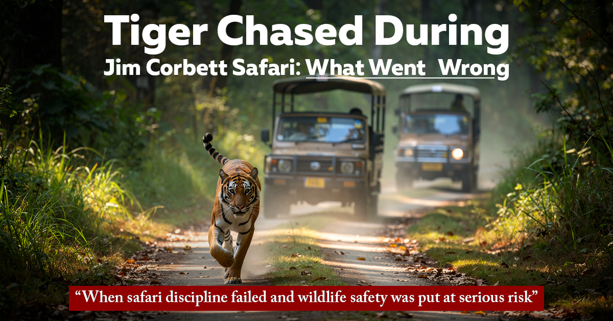 Tiger Chased During Jim Corbett Safari: What Went Wrong