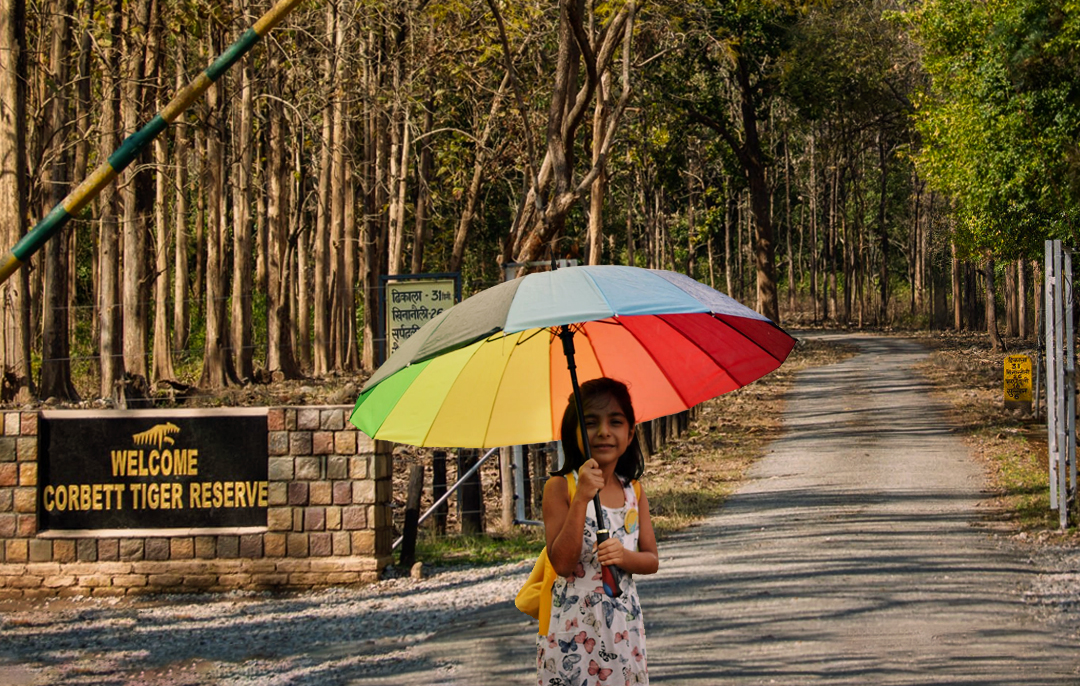 Couple in Jim corbett national park