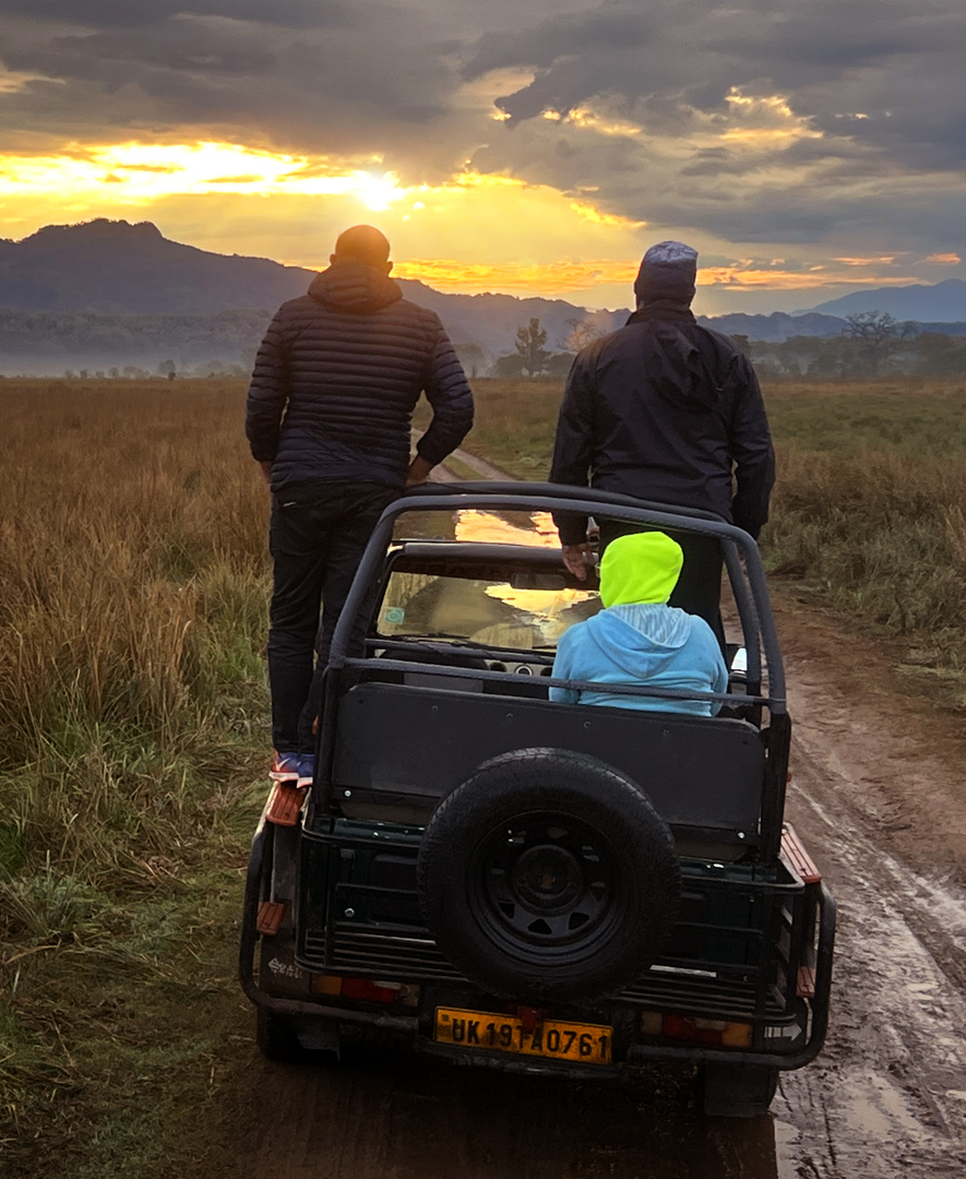 Canter safari in Jim Corbett